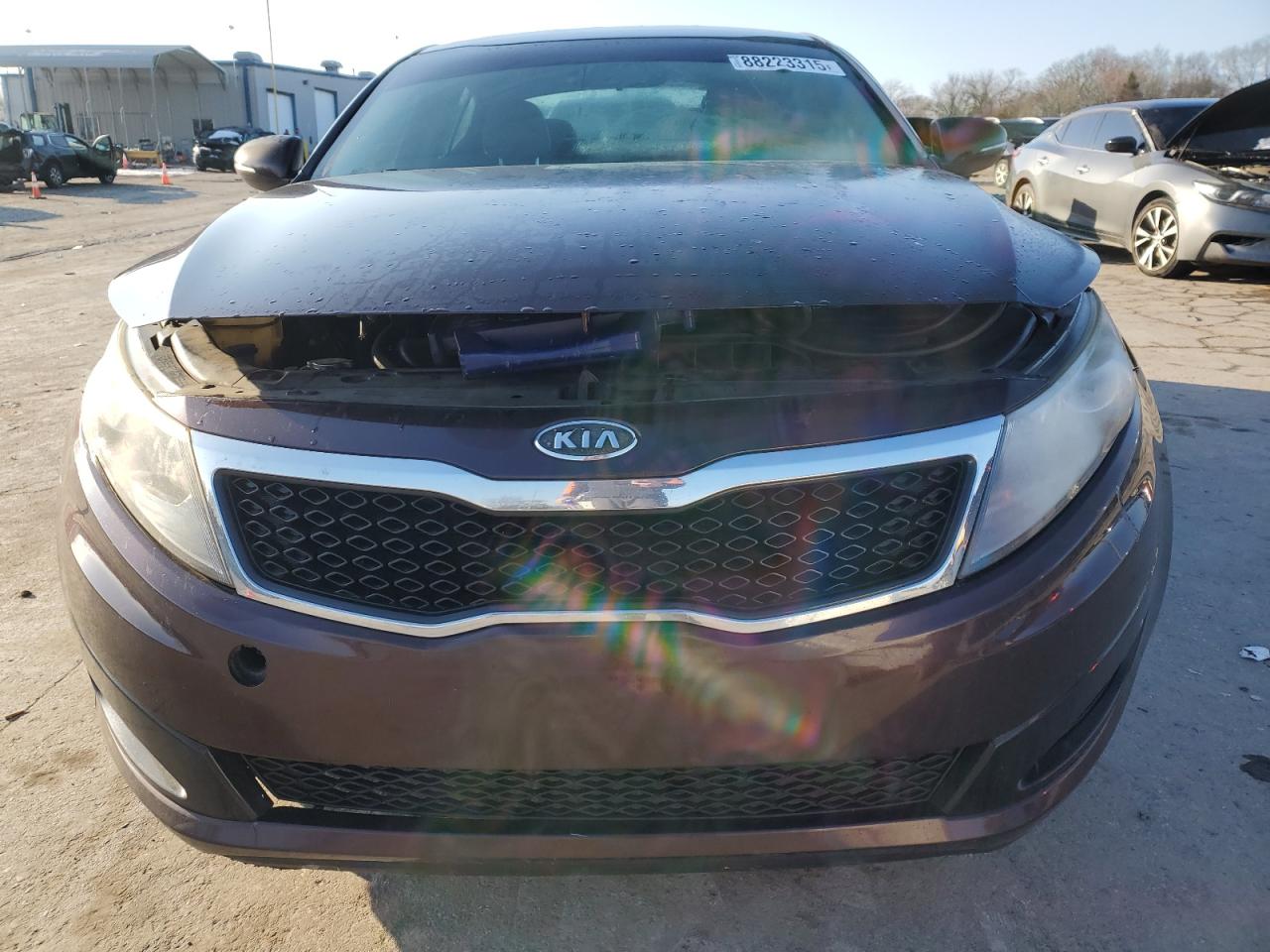 2011 KIA Optima VIN KNAGM4A77B5072015 Copart auction photo, side damage thumbnail 5
