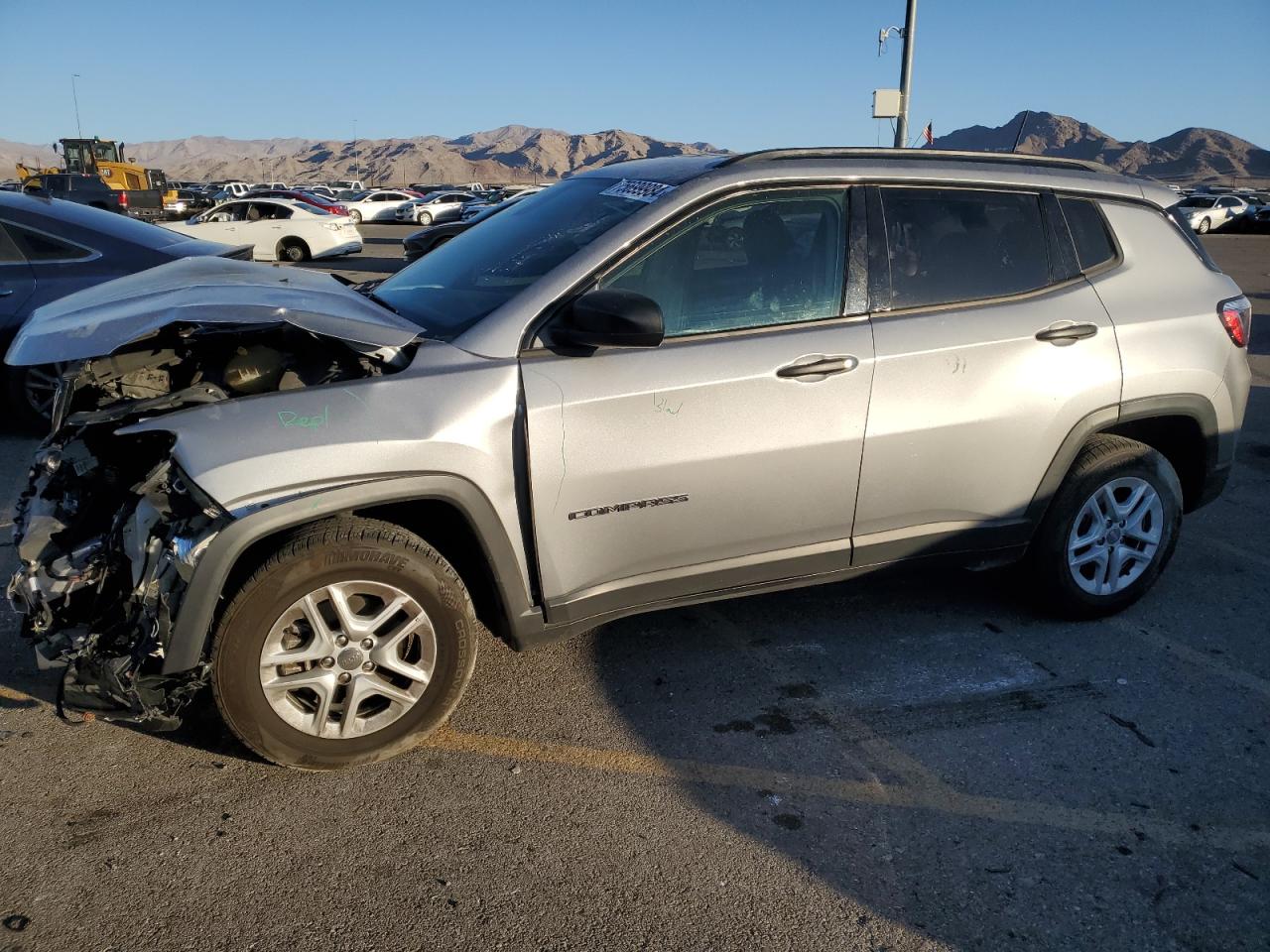 2018 Jeep Compass VIN 3C4NJCABXJT123801