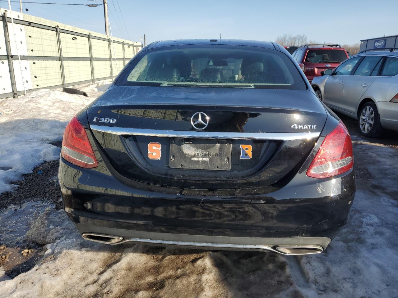 2018 Mercedes-Benz C-klasse VIN 55SWF4KB1JU251156 Copart auction photo, side damage thumbnail 6
