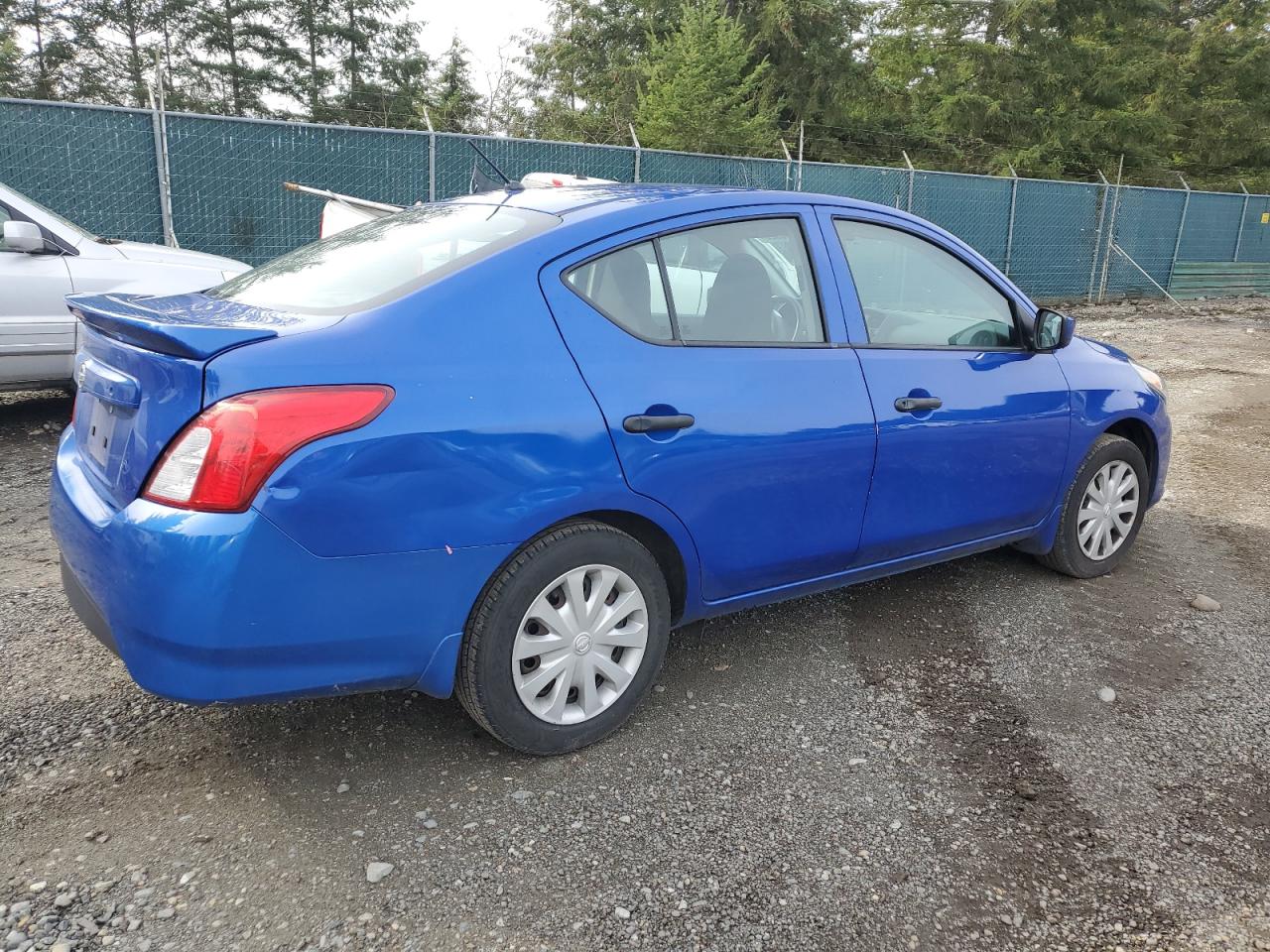 2017 Nissan Versa VIN 3N1CN7APXHL849573 Copart auction photo, side / rear end damage thumbnail 3