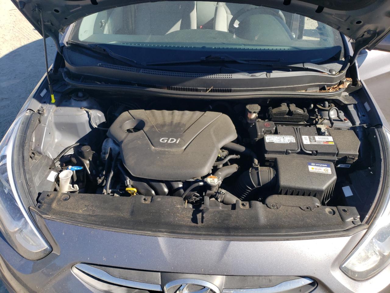 2016 Hyundai Accent VIN KMHCT4AE3GU136773 Copart auction photo, rear end / all over damage thumbnail 12