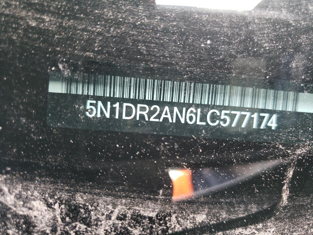 2020 Nissan Pathfinder VIN 5N1DR2AN6LC577174 Copart auction photo, front end / undercarriage damage thumbnail 13