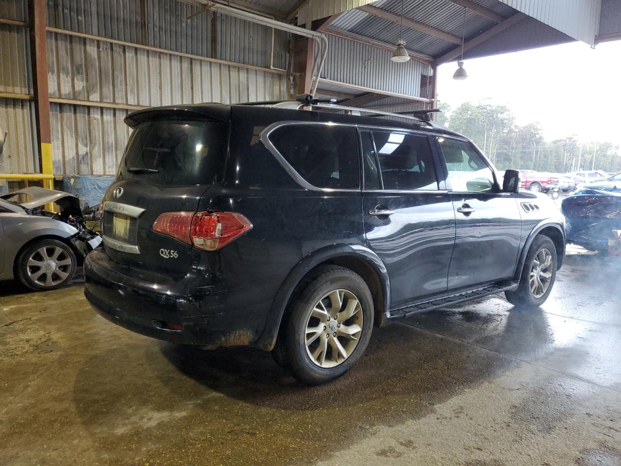 2012 Infiniti QX56 VIN JN8AZ2NF0C9515880 Copart auction photo, mechanical damage thumbnail 4