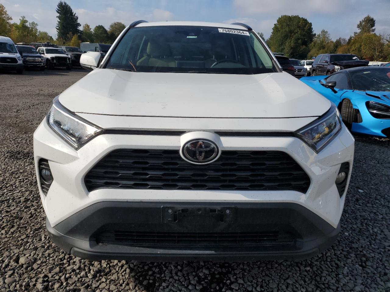 2020 Toyota RAV 4 VIN 2T3P1RFV3LW094698 Copart auction photo, side damage thumbnail 5
