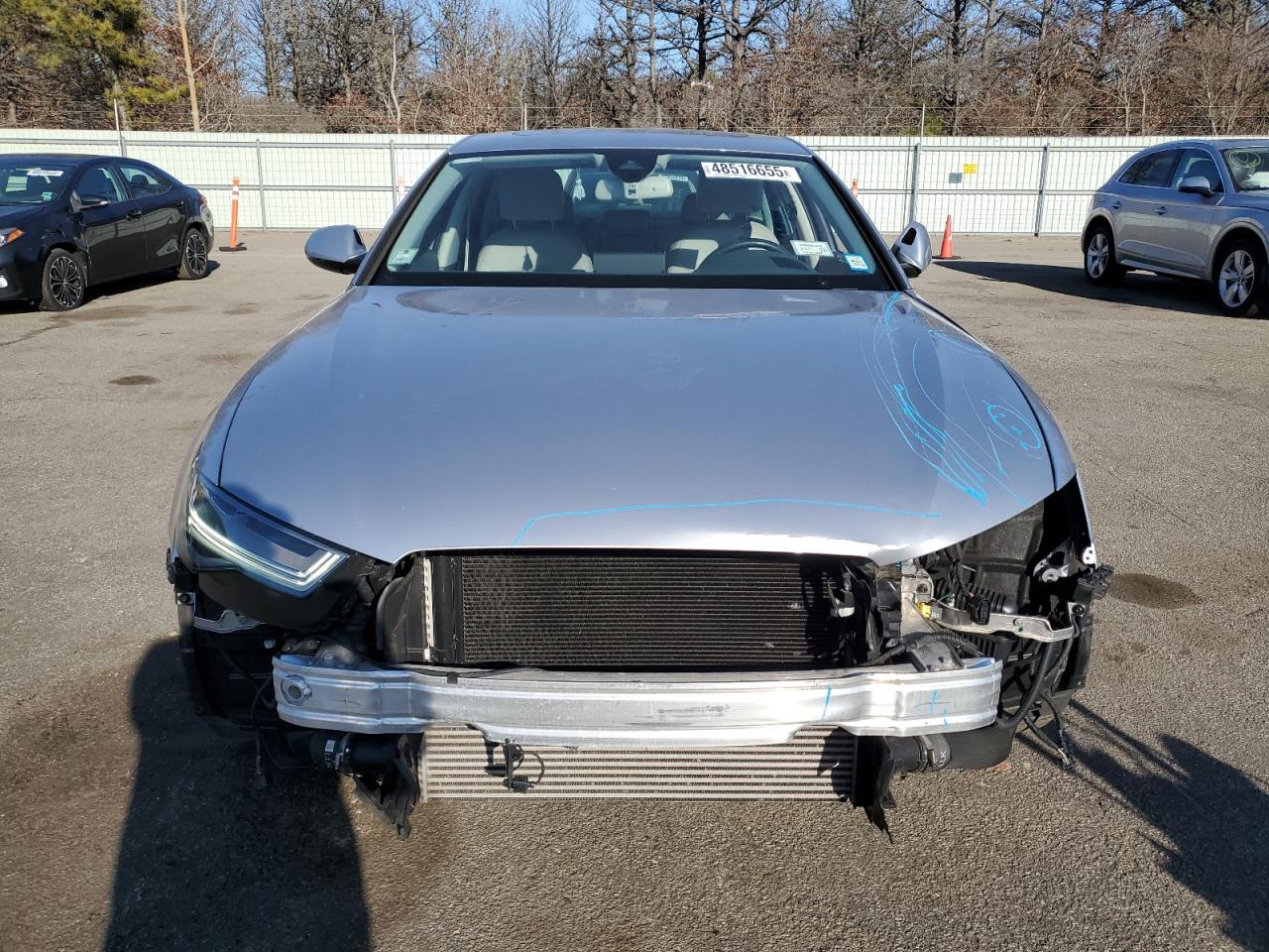 2018 Audi A6 VIN WAUG8AFC8JN075769 Copart auction photo, front end damage thumbnail 5