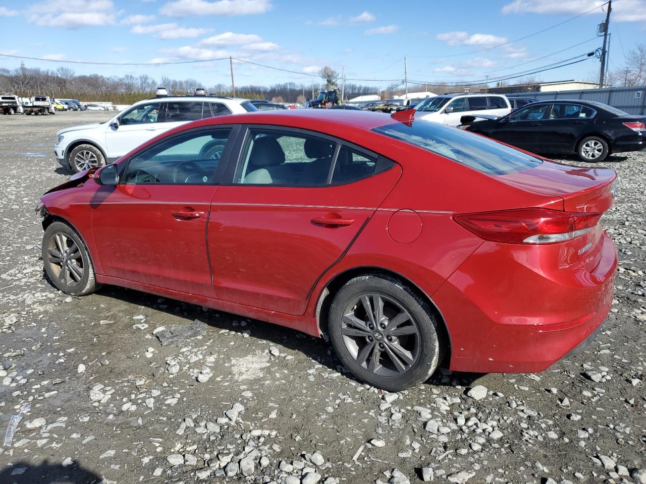 2017 Hyundai Elantra VIN 5NPD84LF5HH053602 Copart auction photo, front end damage thumbnail 2