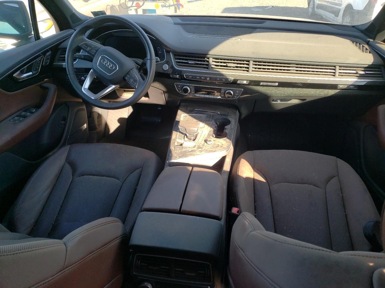 2017 Audi Q7 VIN WA1VAAF76HD050560 Copart auction photo, front end / vandalism damage thumbnail 8