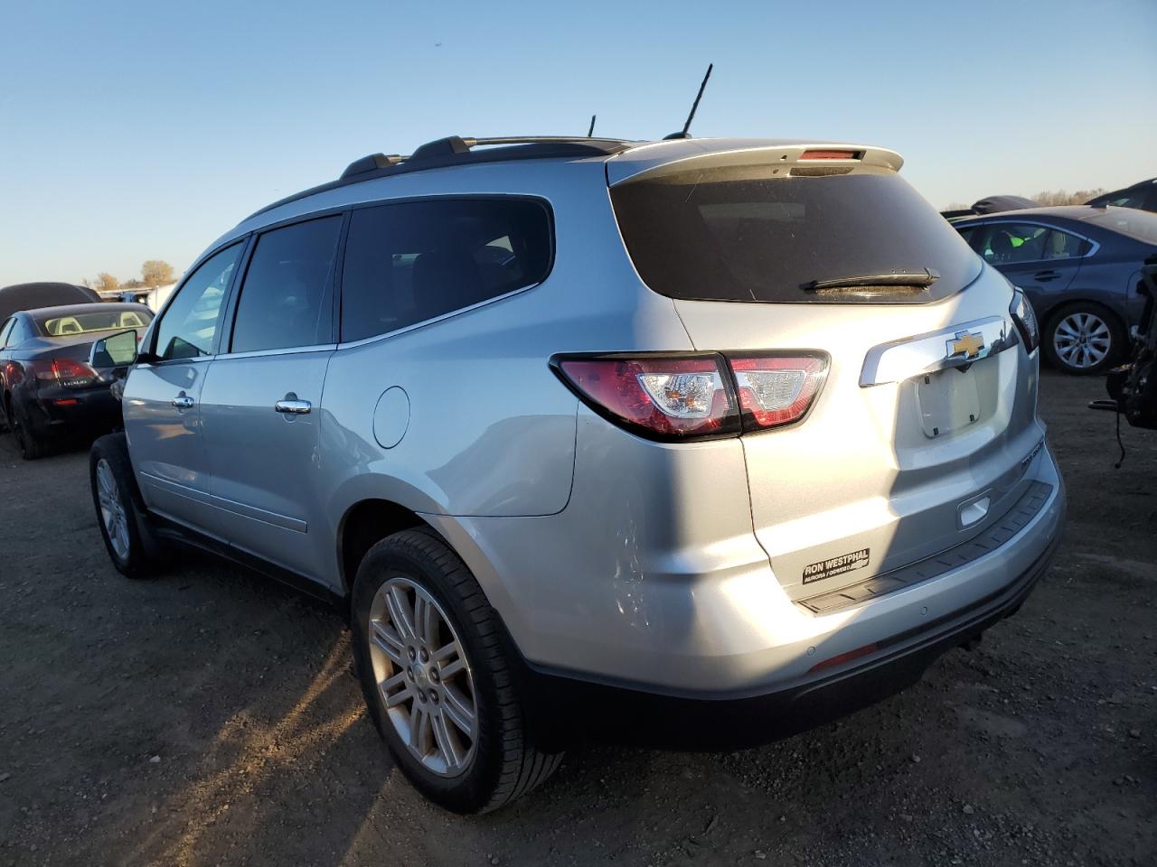 2014 Chevrolet Traverse VIN 1GNKRGKD5EJ165171 Copart auction photo, front end damage thumbnail 2