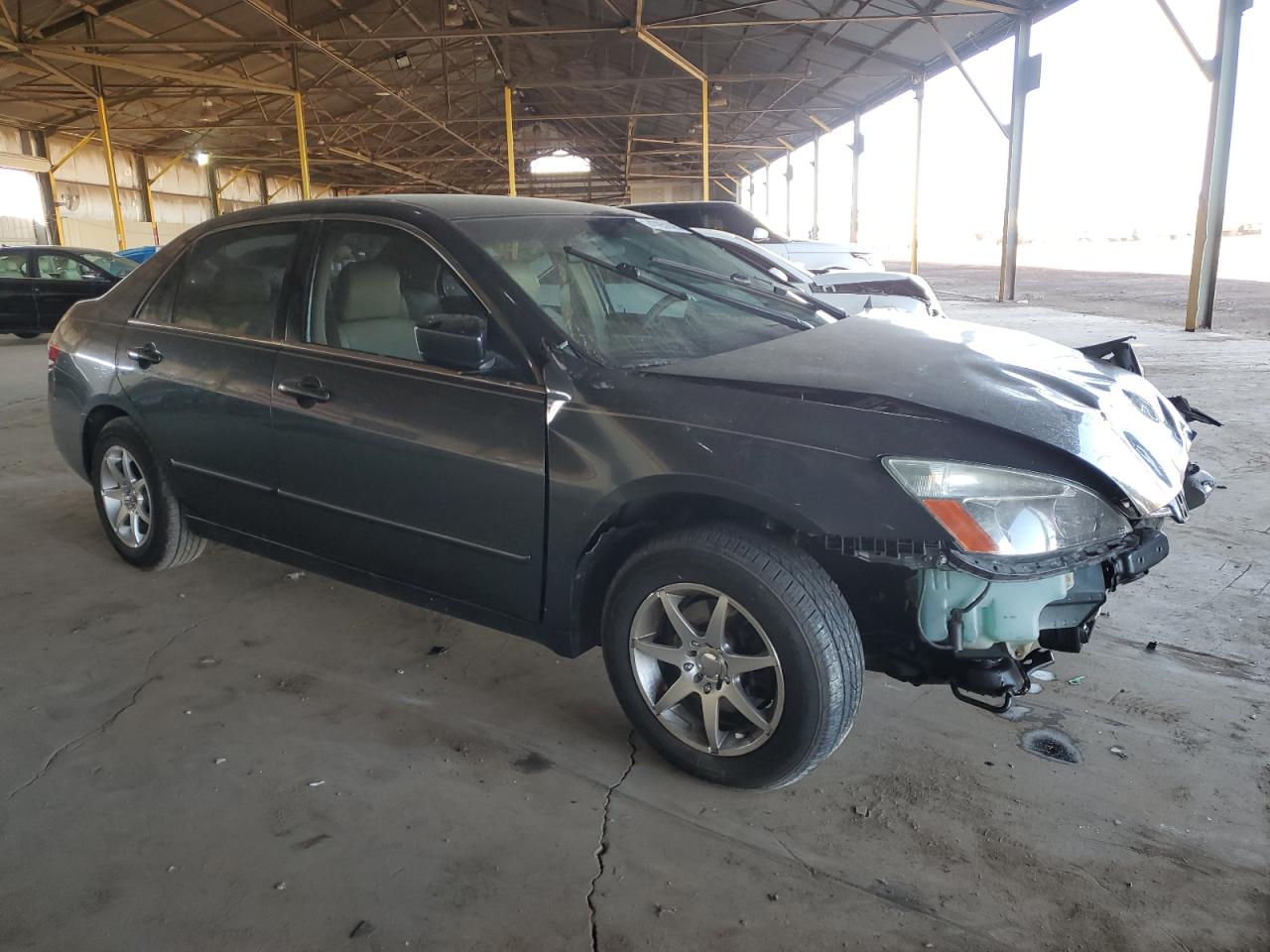 2004 Honda Accord VIN 1HGCM56374A009425 Copart auction photo, front end damage thumbnail 4