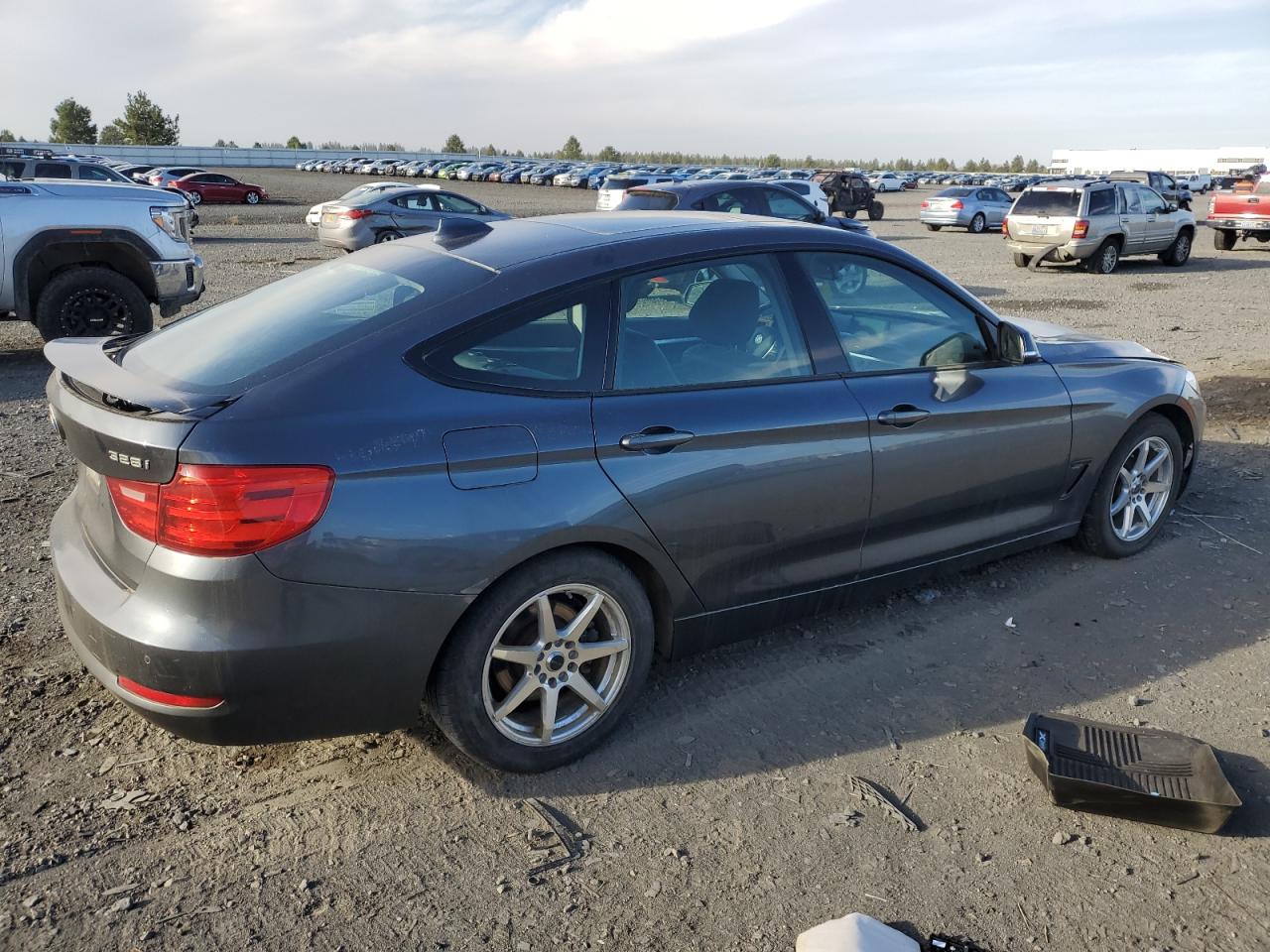 2014 BMW 3er VIN WBA3X5C57ED243363 Copart auction photo, front end damage thumbnail 3