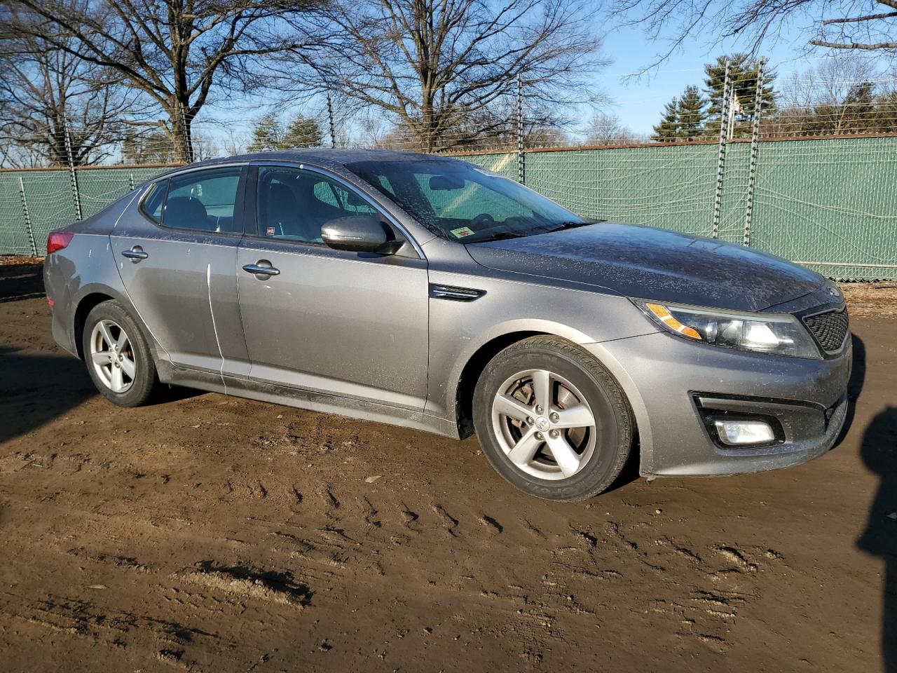 2014 KIA Optima VIN 5XXGM4A71EG292642 Copart auction photo, rear end / minor dent/scratches damage thumbnail 4