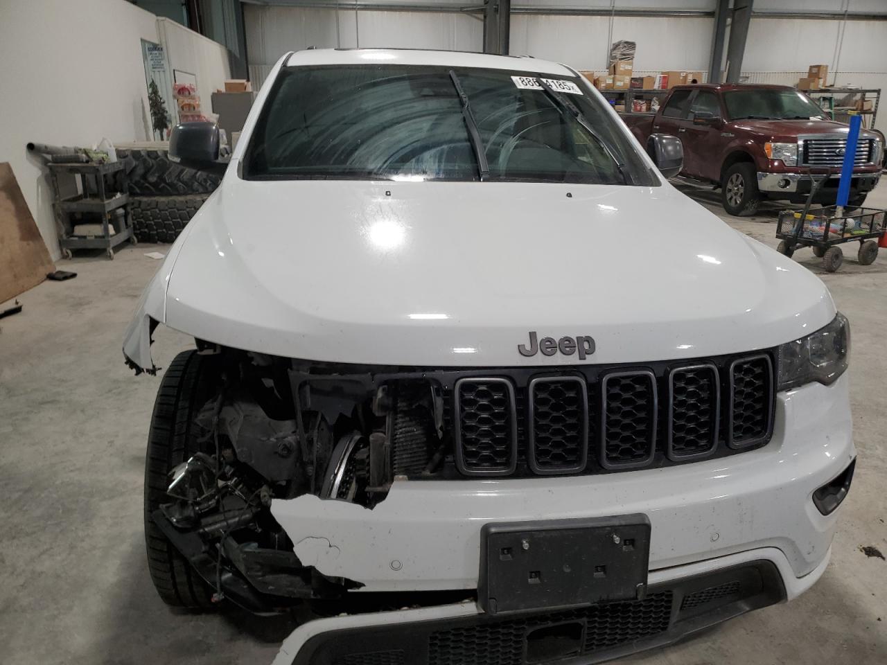 2021 Jeep Grand Cherokee VIN 1C4RJFBG2MC808971 Copart auction photo, front end damage thumbnail 5