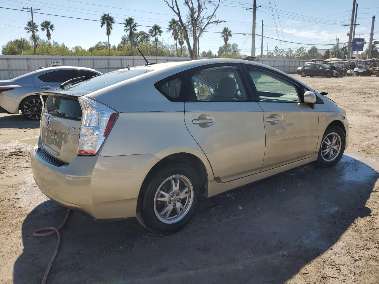 2010 Toyota Prius VIN JTDKN3DU6A0199789 Copart auction photo, side / front end damage thumbnail 3