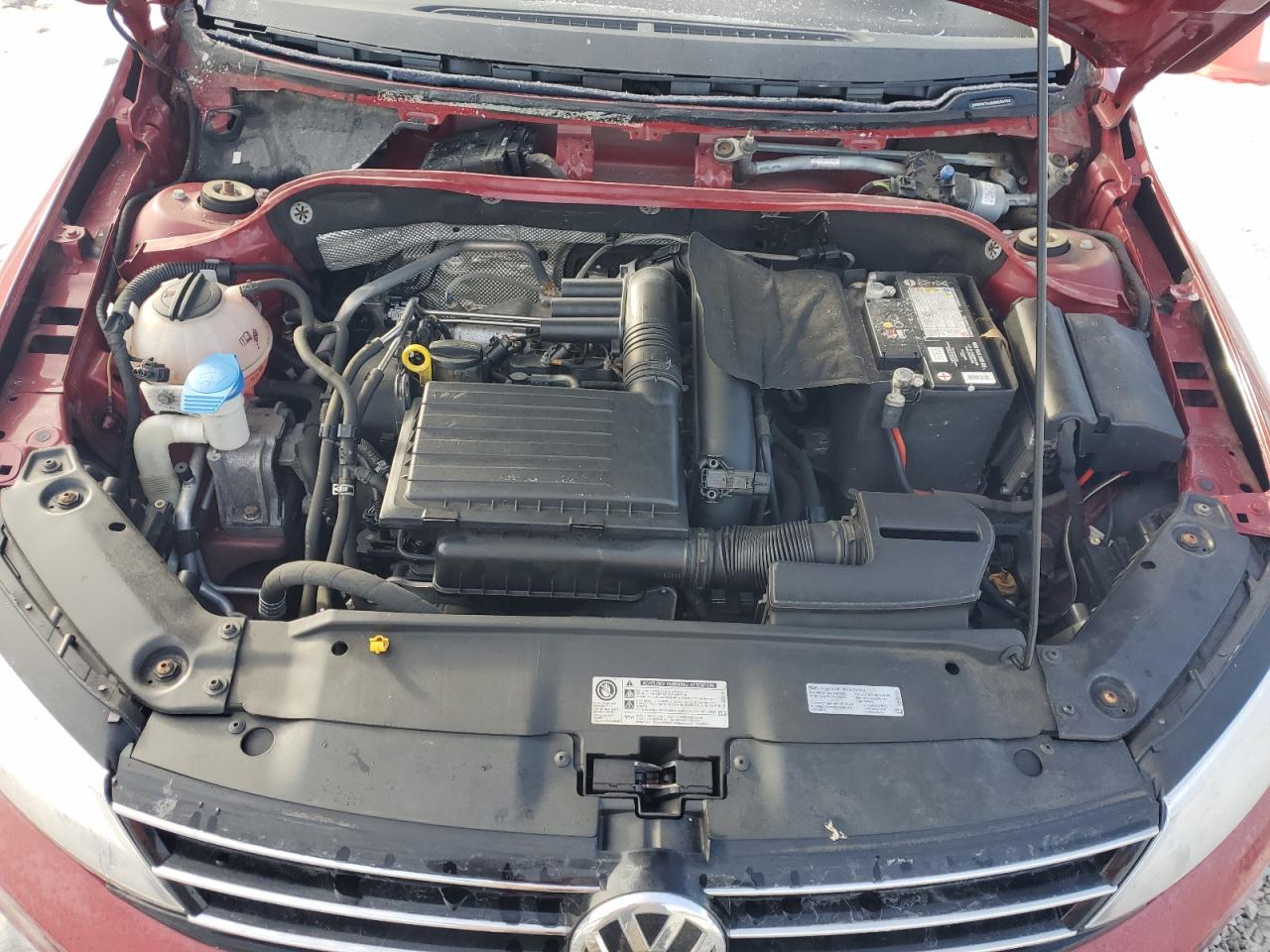2016 Volkswagen Jetta VIN 3VW267AJ6GM264769 Copart auction photo, side / front end damage thumbnail 11