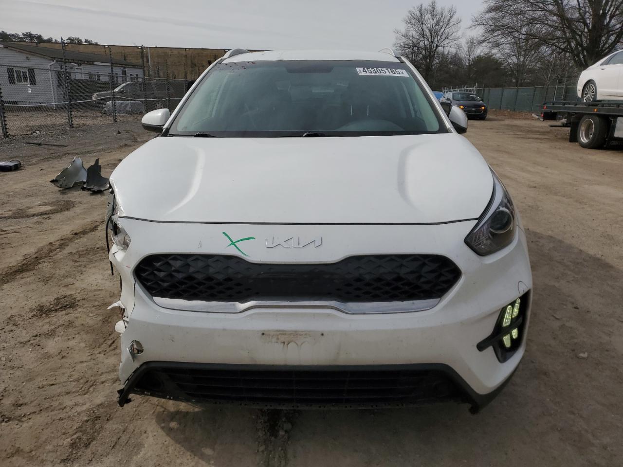 2022 KIA Niro VIN KNDCB3LC3N5510061 Copart auction photo, front end / undercarriage damage thumbnail 5