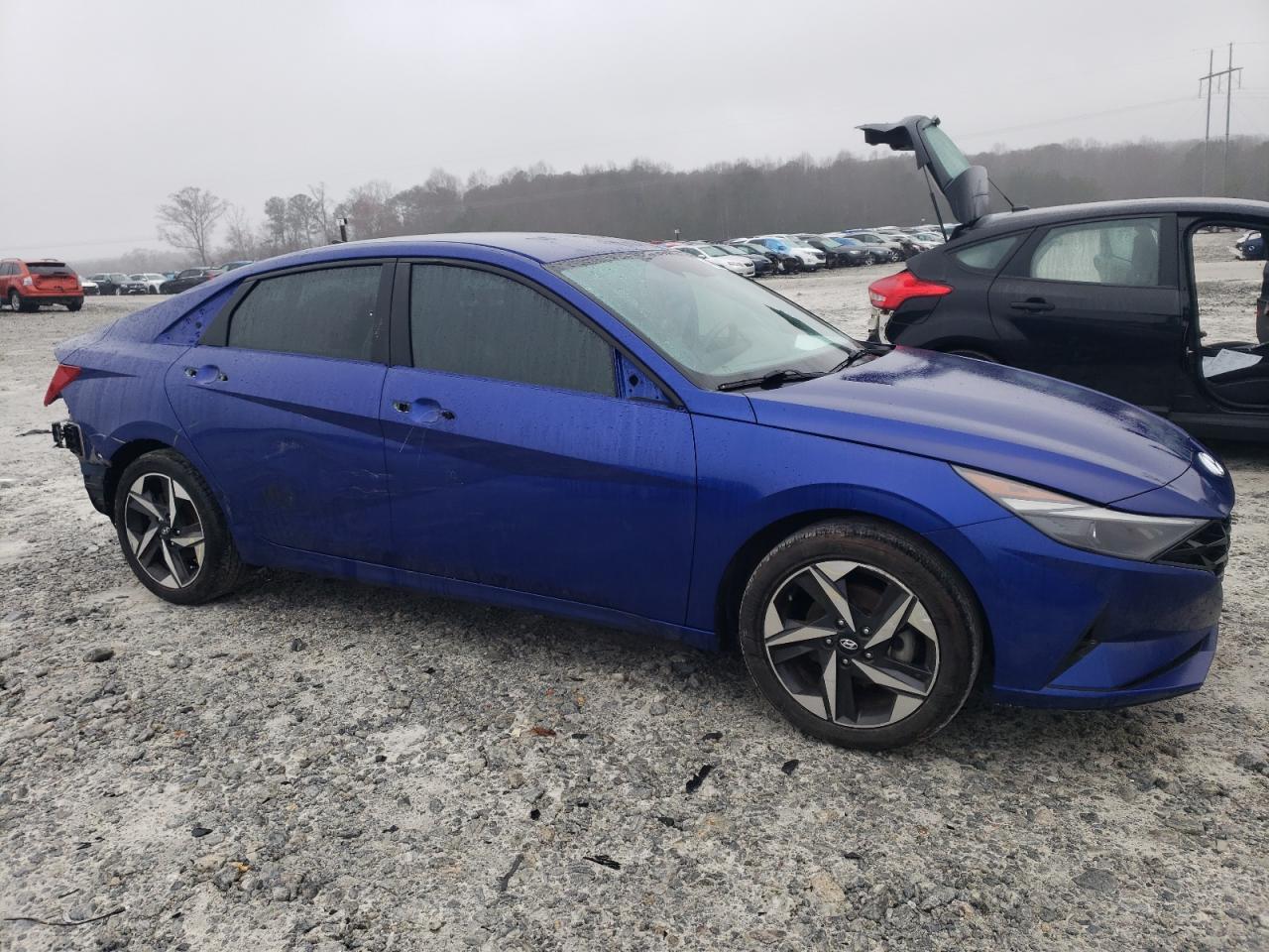 2023 Hyundai Elantra VIN KMHLS4AG4PU558071 Copart auction photo, rear end damage thumbnail 4