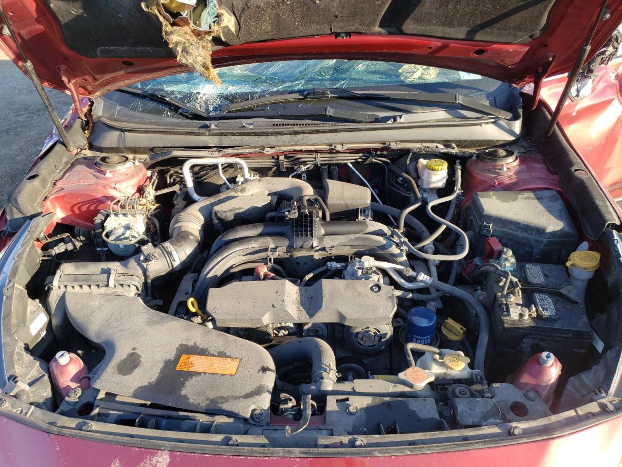 2018 Subaru Outback VIN 4S4BSADC4J3395955 Copart auction photo, rollover / undercarriage damage thumbnail 14