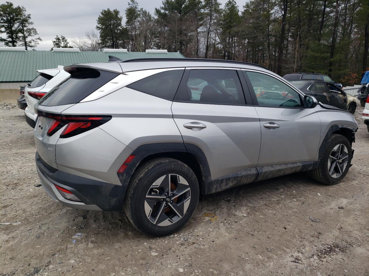2025 Hyundai Tucson VIN 5NMJBCDE9SH454885 Copart auction photo, front end damage thumbnail 3