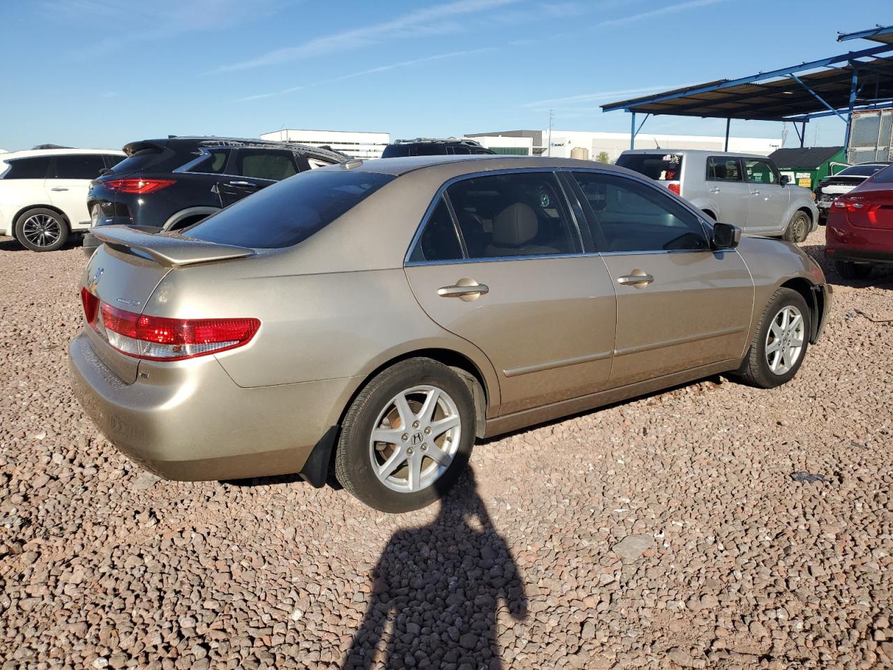 2004 Honda Accord VIN 1HGCM66564A077464 Copart auction photo, front end damage thumbnail 3
