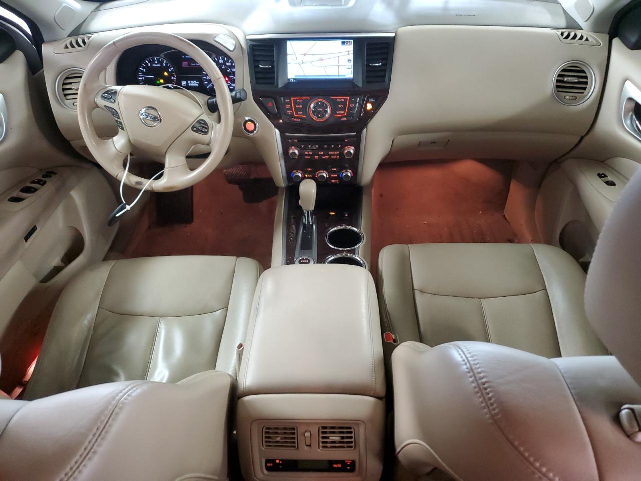 2014 Nissan Pathfinder VIN 5N1AR2MM2EC652283 Copart auction photo, front end / side damage thumbnail 8