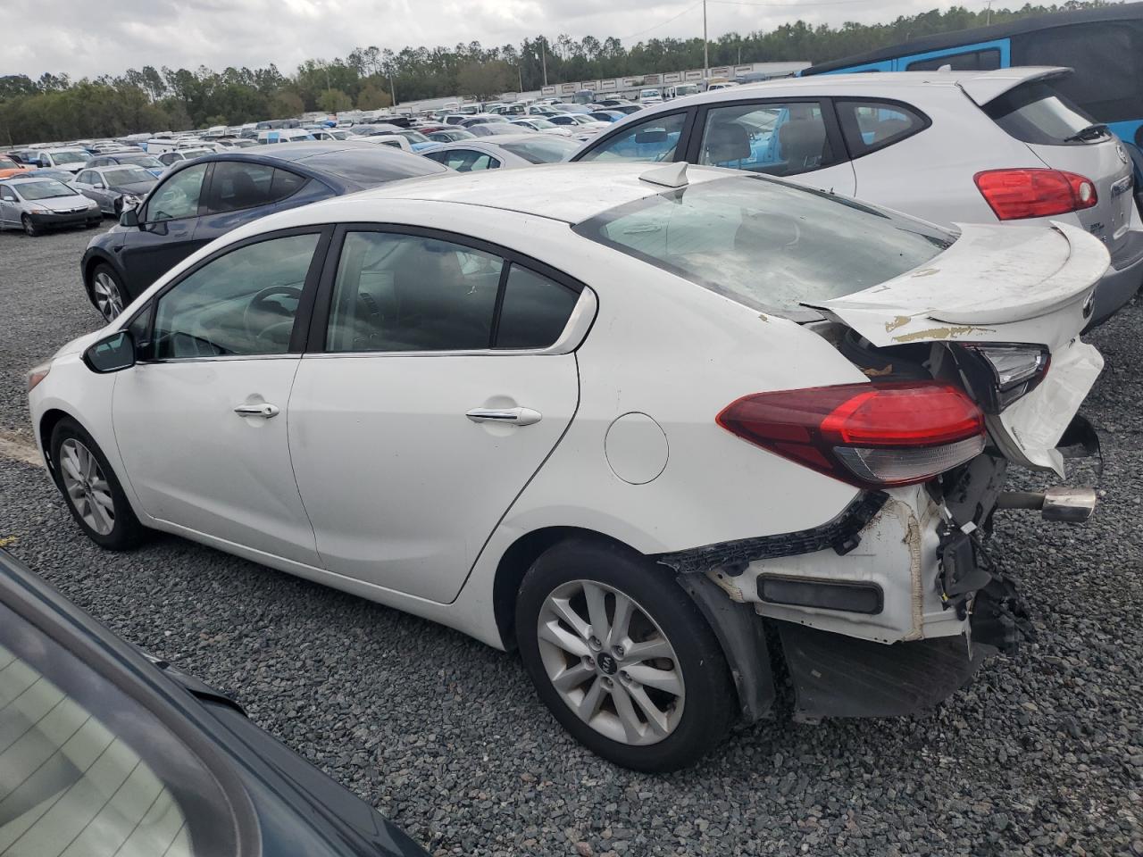 2017 KIA Forte VIN 3KPFL4A74HE022607 Copart auction photo, rear end / front end damage thumbnail 2