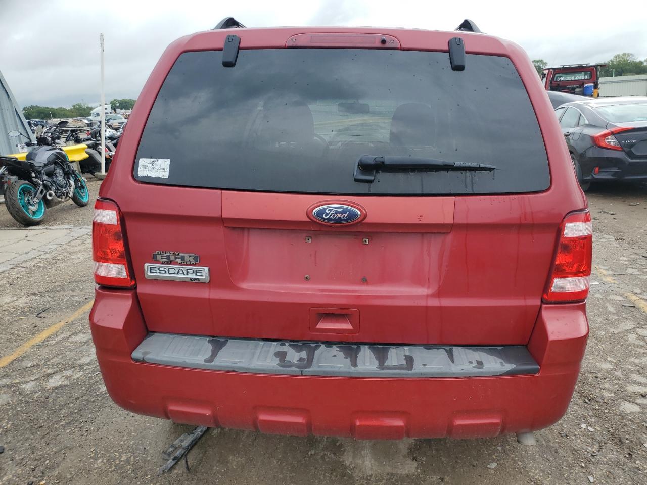 2010 Ford Escape VIN 1FMCU0D75AKB90713 Copart auction photo, front end damage thumbnail 6