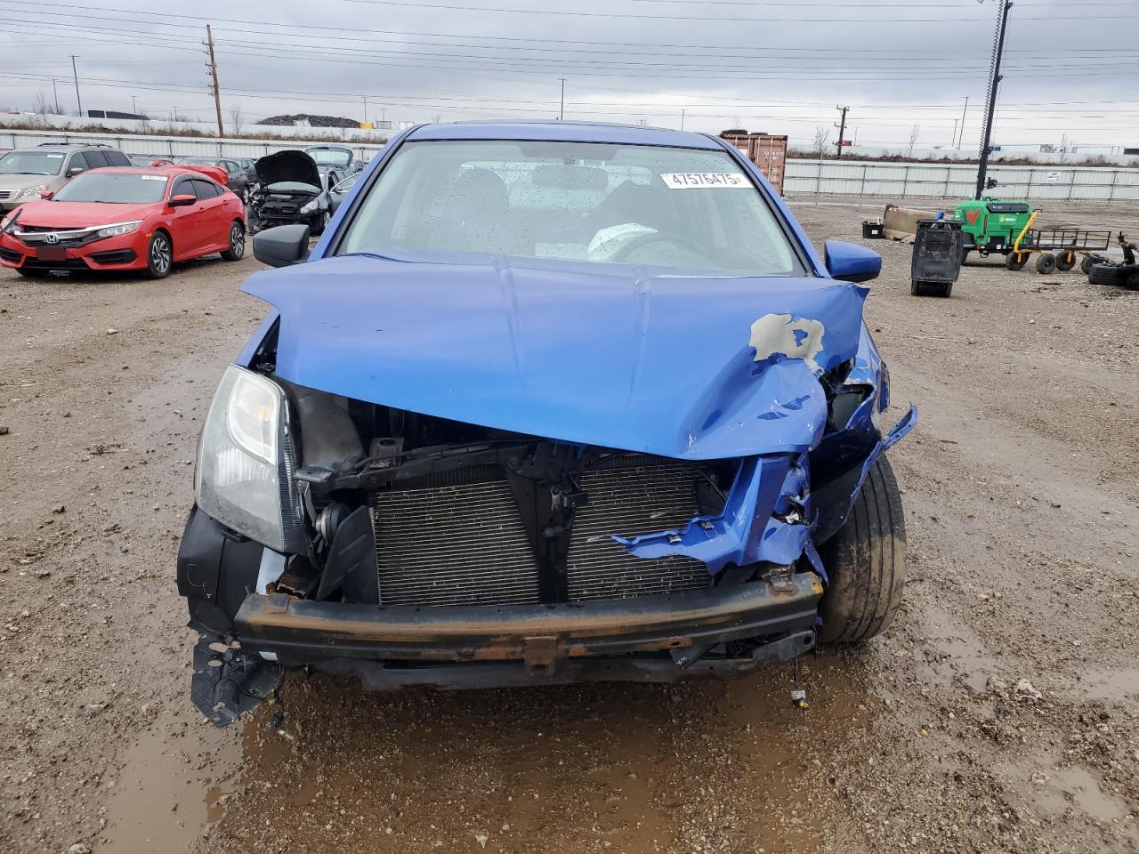 2011 Nissan Sentra VIN 3N1AB6APXBL725787 Copart auction photo, front end / side damage thumbnail 5