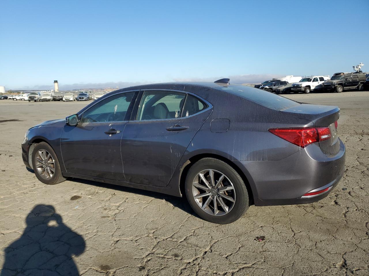 2019 Acura TLX VIN 19UUB1F38KA006470 Copart auction photo, vandalism damage thumbnail 2