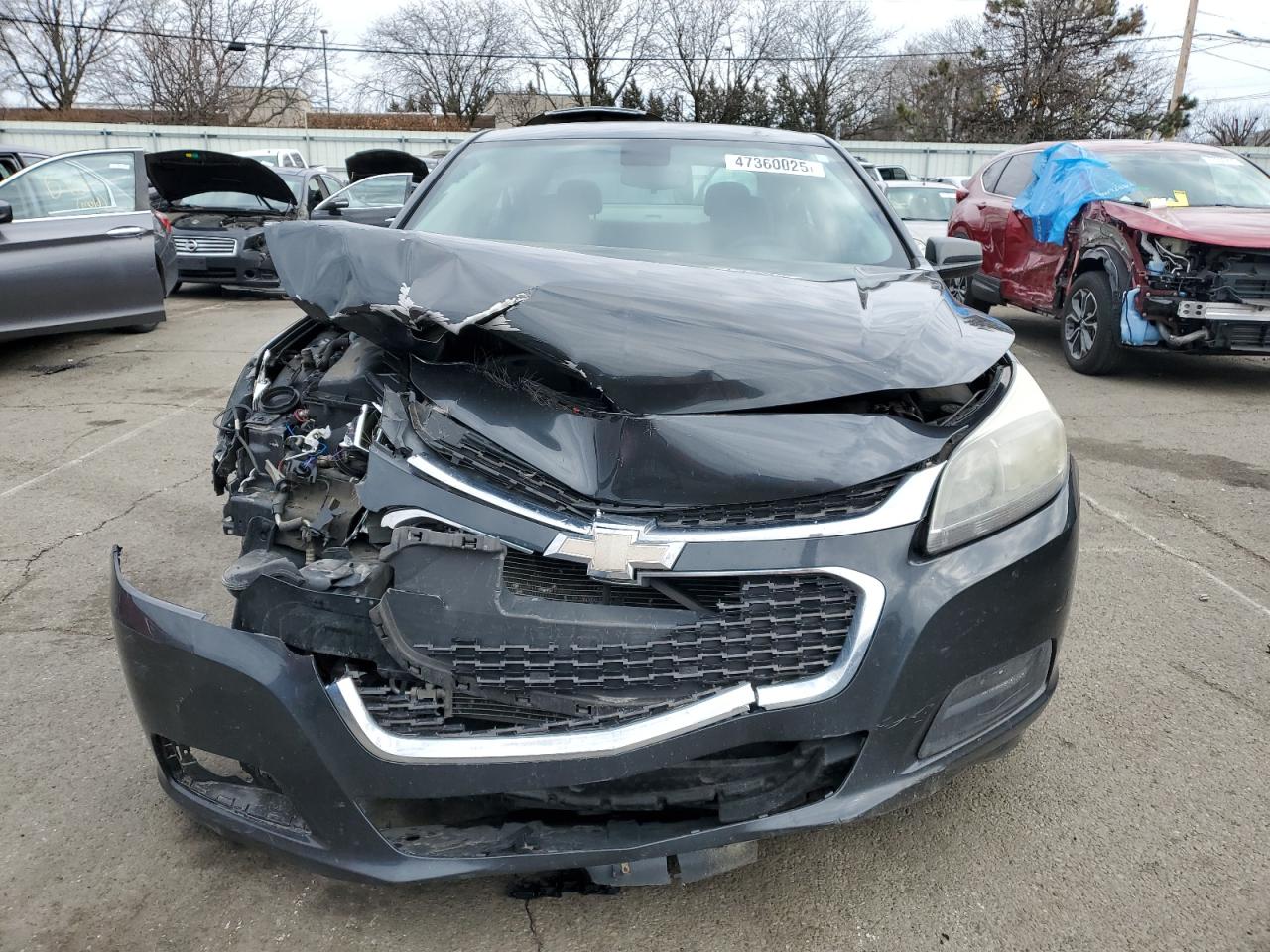 2014 Chevrolet Malibu VIN 1G11A5SL0EF274298 Copart auction photo, front end / side damage thumbnail 5