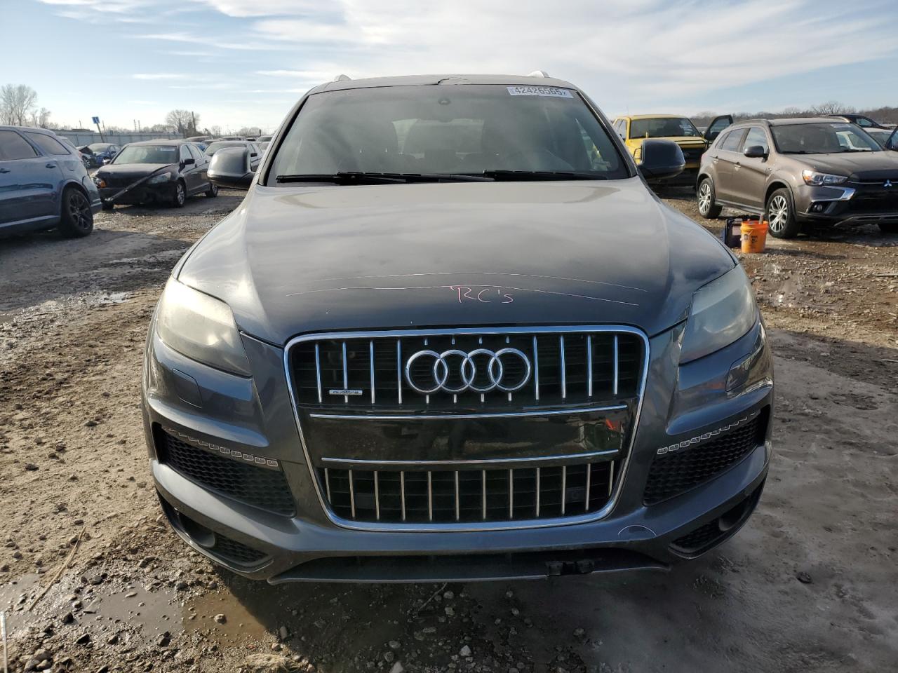 2013 Audi Q7 VIN WA1DGAFE3DD009869 Copart auction photo, all over damage thumbnail 5