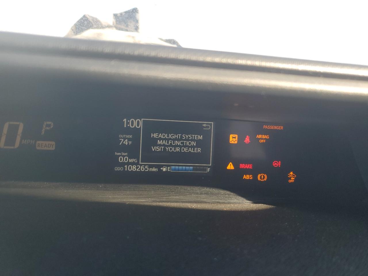 2018 Toyota Prius VIN JTDKDTB32J1602710 Copart auction photo, front end damage thumbnail 9