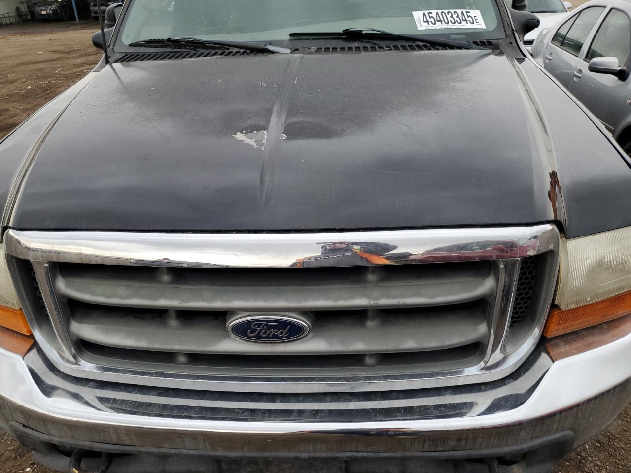 2000 Ford F250 VIN 1FTNW21F6YEC98099 Copart auction photo, side damage thumbnail 12