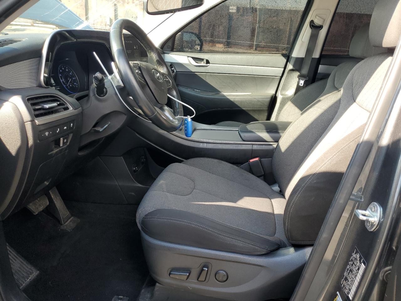 2021 Hyundai Palisade VIN KM8R24HE9MU175074 Copart auction photo, vandalism / front end damage thumbnail 7