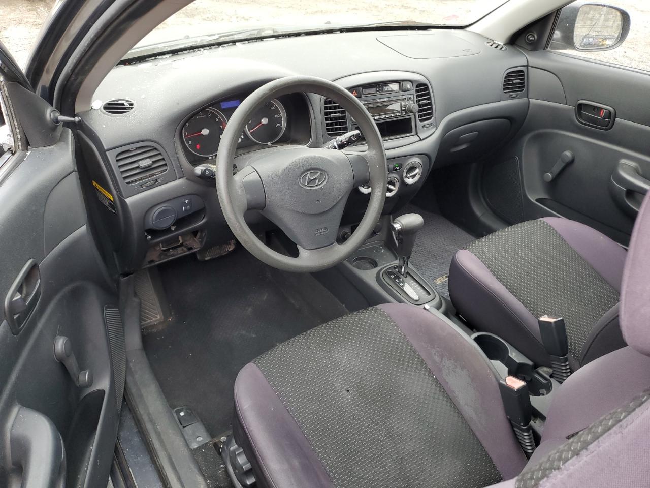 2010 Hyundai Accent VIN KMHCM3AC9AU158161 Copart auction photo, all over damage thumbnail 8