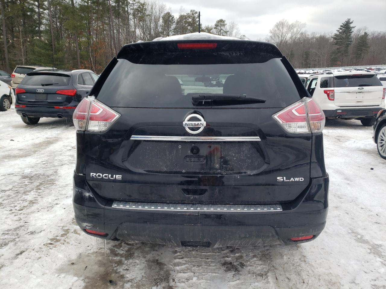 2015 Nissan Rogue VIN 5N1AT2MV4FC813552 Copart auction photo, front end / rear end damage thumbnail 6