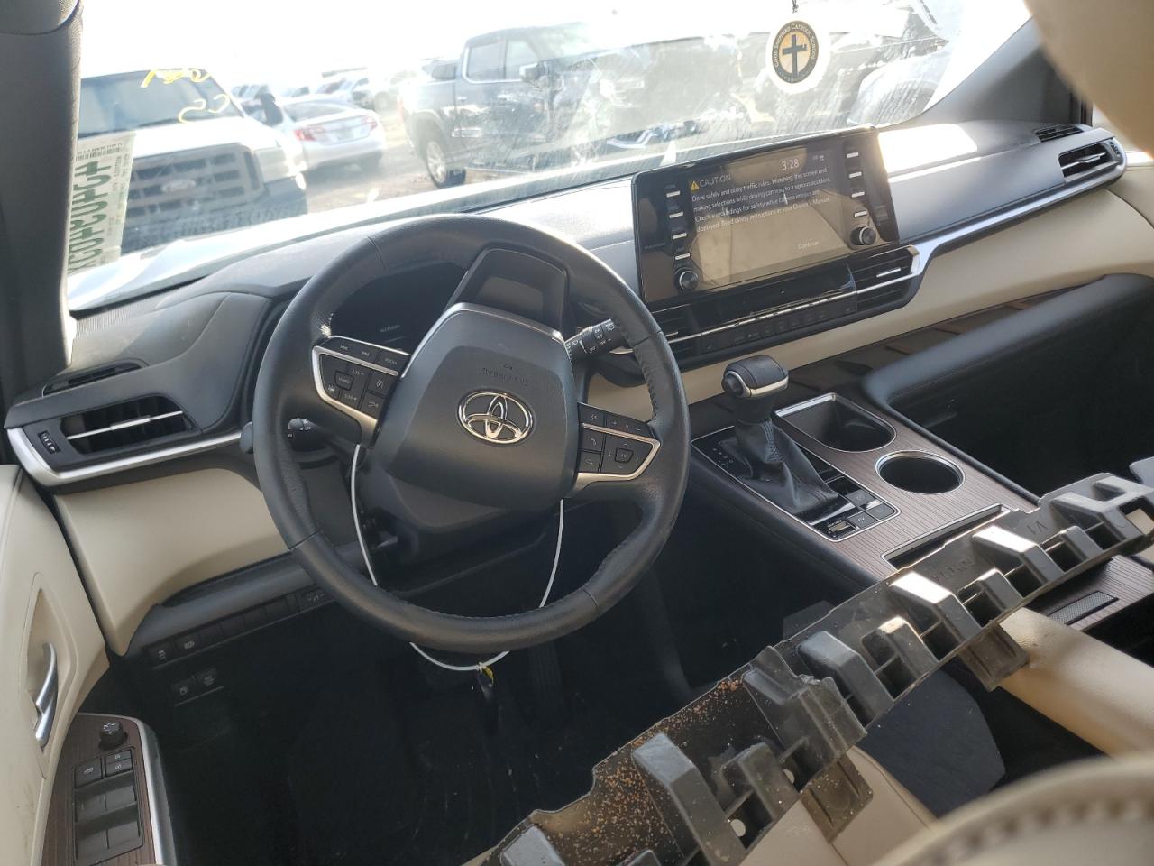 2021 Toyota Sienna VIN 5TDYRKEC3MS065273 Copart auction photo, front end damage thumbnail 8