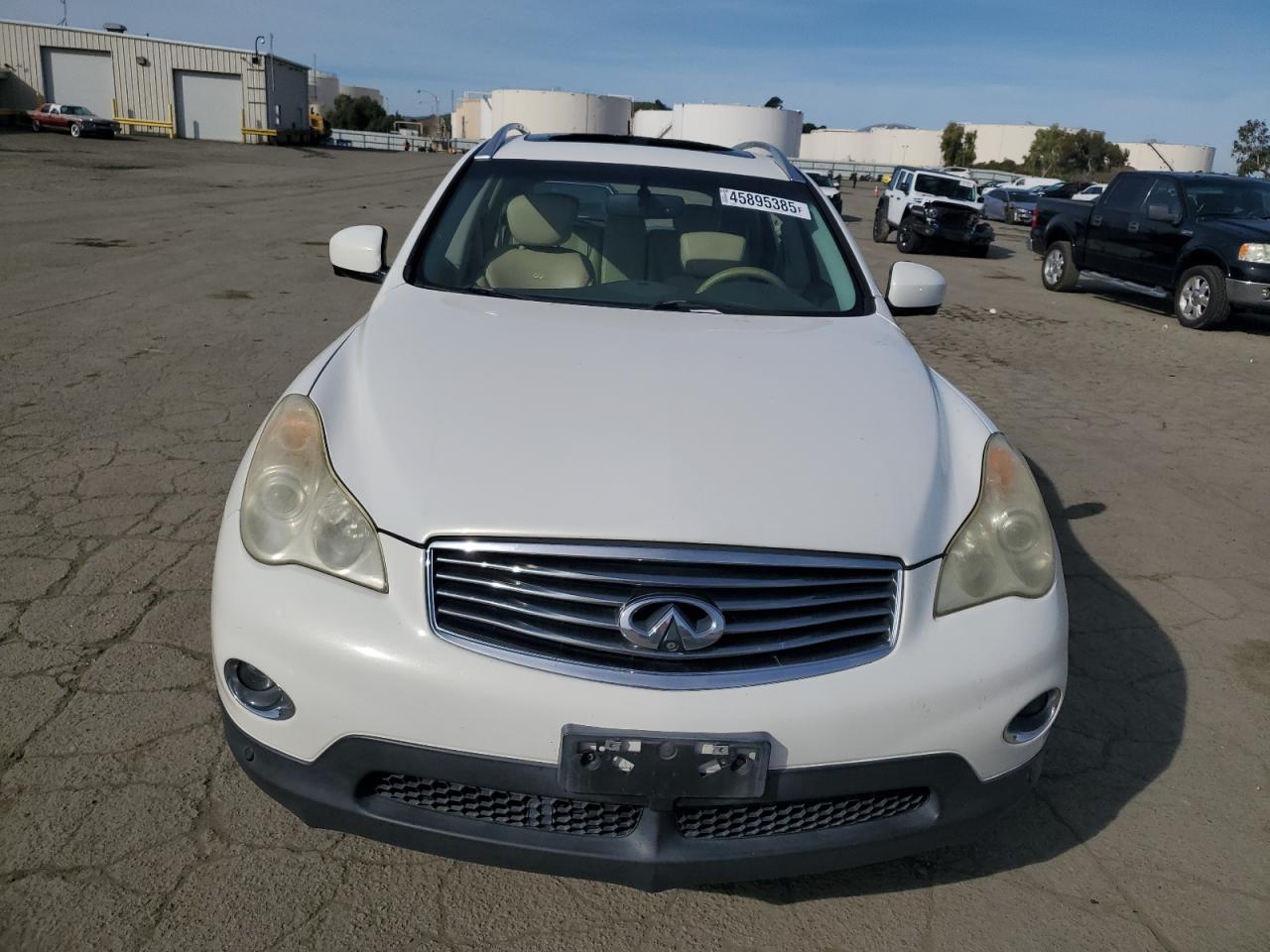 2012 Infiniti EX VIN JN1AJ0HR0CM452714 Copart auction photo, vandalism damage thumbnail 5