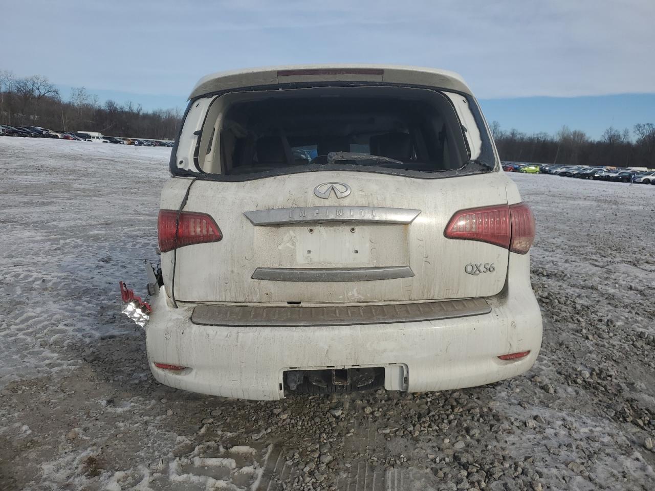 2012 Infiniti QX56 VIN JN8AZ2ND2C9716033 Copart auction photo, all over damage thumbnail 6