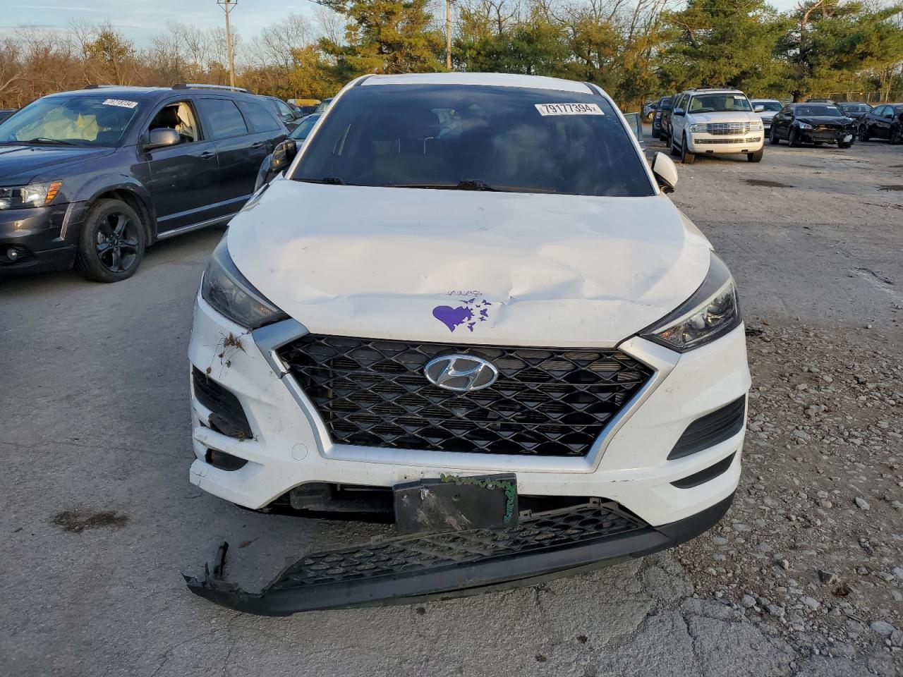 2019 Hyundai Tucson VIN KM8J2CA41KU871028 Copart auction photo, rollover damage thumbnail 5
