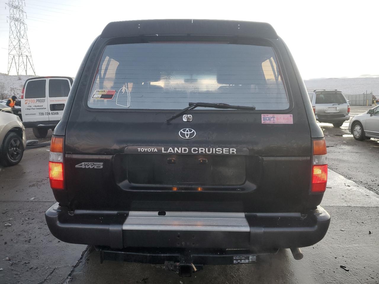 1997 Toyota Land Cruiser VIN JT3HJ85J7V0156824 Copart auction photo, front end damage thumbnail 6