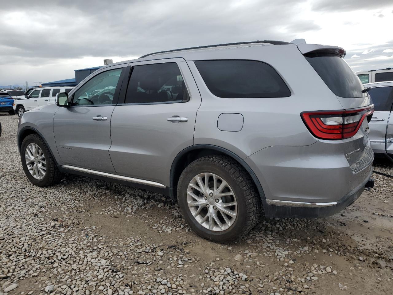 2015 Dodge Durango VIN 1C4RDJEGXFC801467 Copart auction photo, side damage thumbnail 2