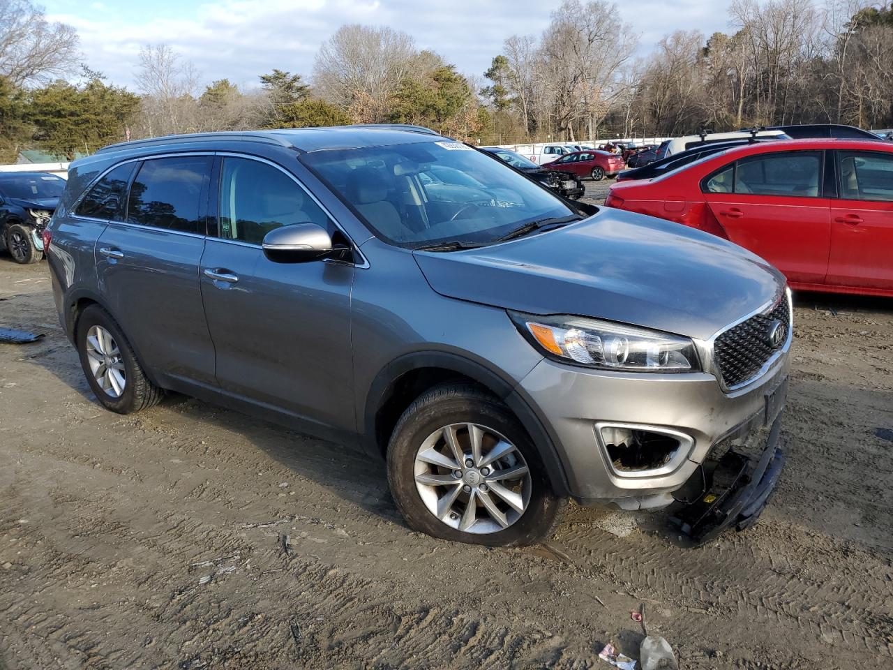 2016 KIA Sorento VIN 5XYPG4A35GG063285 Copart auction photo, front end / undercarriage damage thumbnail 4