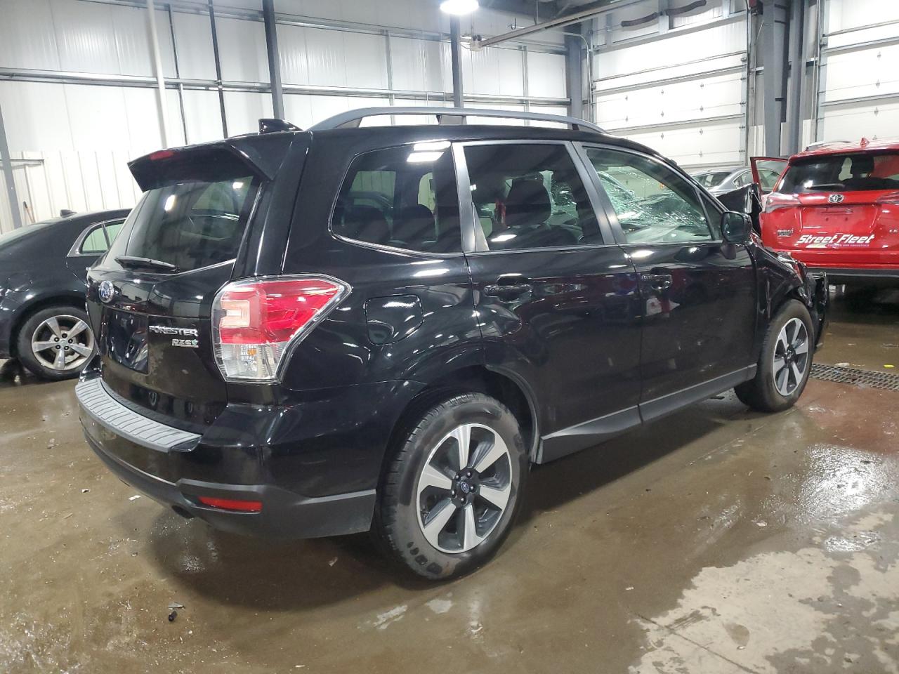 2017 Subaru Forester VIN JF2SJAEC0HH561277 Copart auction photo, front end damage thumbnail 3