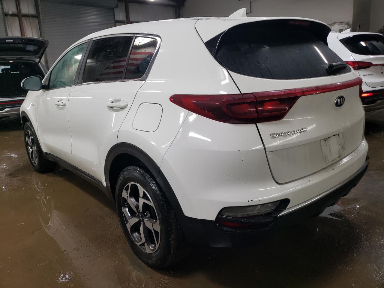 2021 KIA Sportage VIN KNDPMCAC6M7864304 Copart auction photo, front end damage thumbnail 2