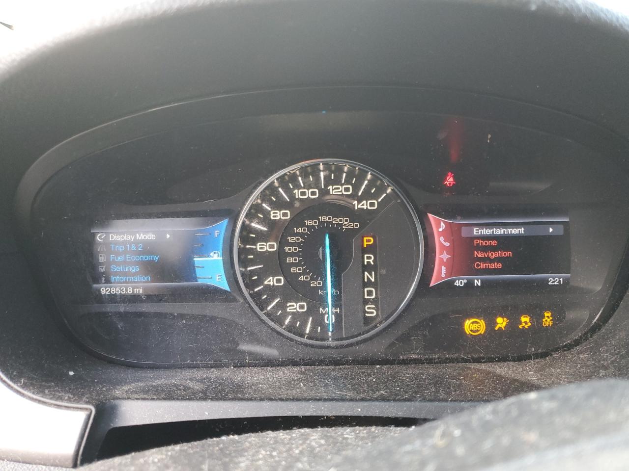 2013 Ford Edge VIN 2FMDK4AK9DBA90929 Copart auction photo, rollover damage thumbnail 9