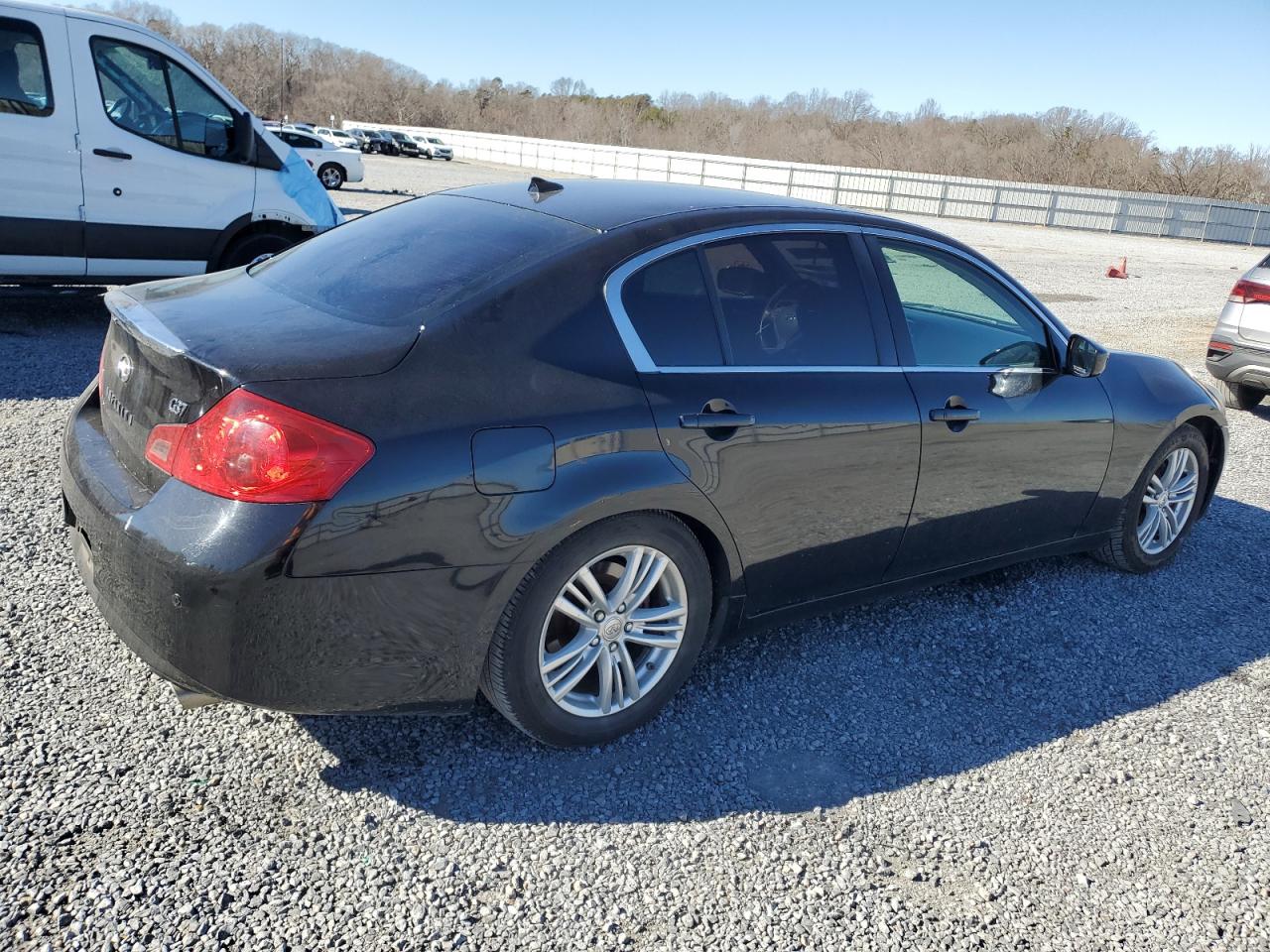 2010 Infiniti G VIN JN1CV6AP9AM200269 Copart auction photo, front end / side damage thumbnail 3