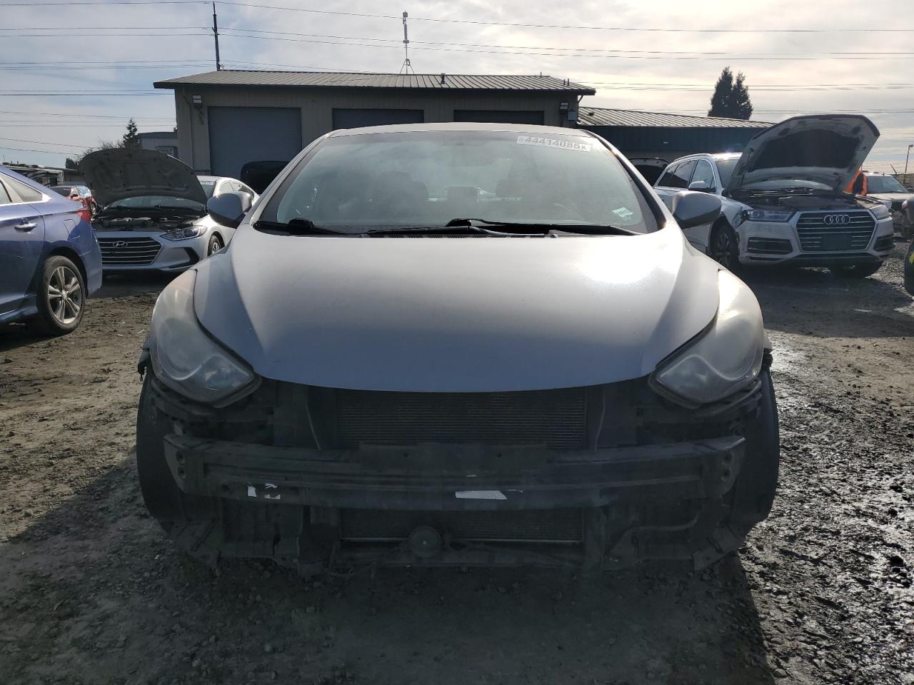 2011 Hyundai Elantra VIN KMHDH4AE9BU153298 Copart auction photo, front end damage thumbnail 5