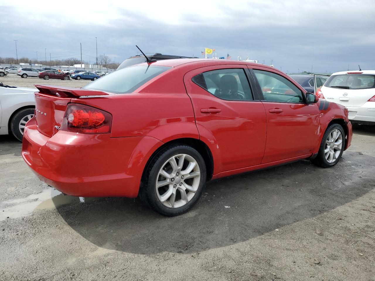 2013 Dodge Avenger VIN 1C3CDZBG0DN586261 Copart auction photo, front end damage thumbnail 3