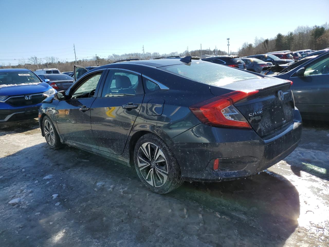 2016 Honda Civic VIN 19XFC1F76GE204816 Copart auction photo, front end damage thumbnail 2