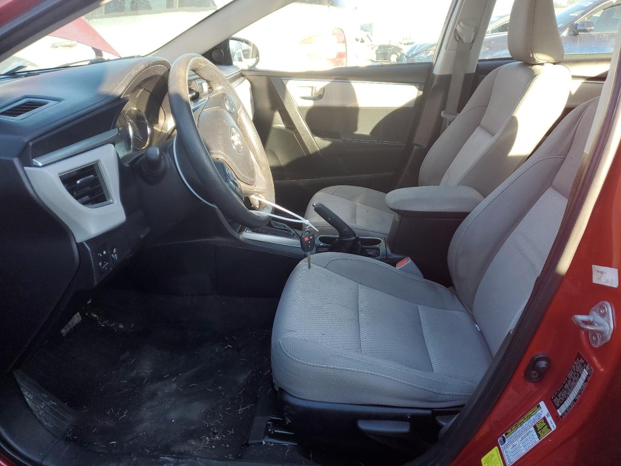 2015 Toyota Corolla VIN 2T1BURHE3FC399454 Copart auction photo, front end damage thumbnail 7